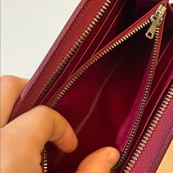 Loewe Fuchsia Leather Long Wallet - Picture 5 of 12